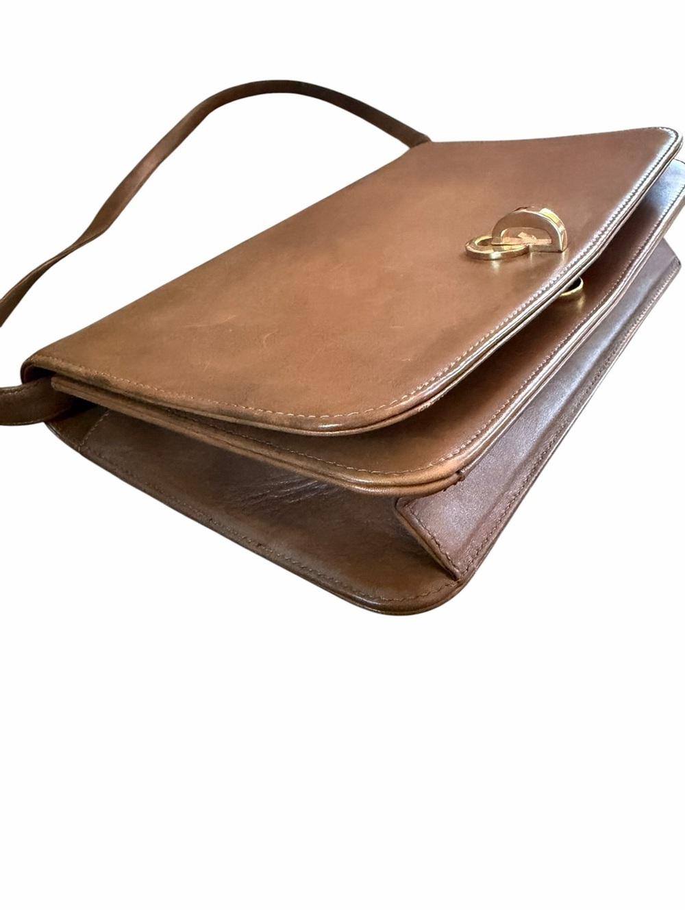 Rare Vintage 1970’s Dior Leather Shoulder Bag - Picture 13 of 15